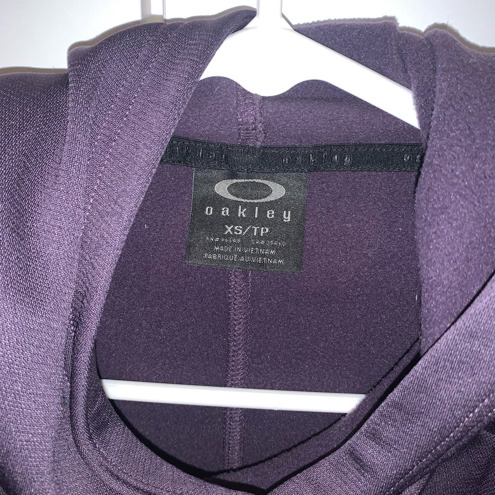 Oakley Hoodie Purple Size XS - Picture 3 of 6